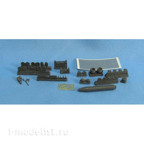 MDR4851 Metallic Details 1/48 USN Loading Trolley with Mk-46 torpedo