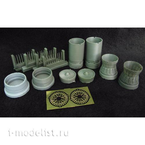 MDR4827 Metallic Details 1/48 Add-on kit for the F-15. Jet nozzles (open)