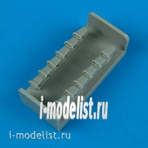 QB48 191 Quickboost 1/48 Set for Spitfire Mk. IX exhausts - fishtail