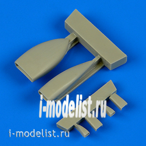 QB48 585 Quickboost 1/48 Conversion kit for OV-1 Mohawk air intakes
