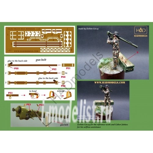 135013 HADmodels 1/35 IGLA Missiles and original wood box 