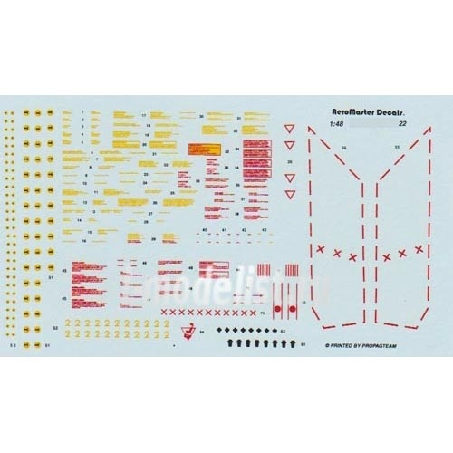 01848 Propagteam 1/48 Stencils C-22 