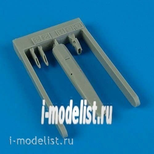 QB48 390 Quickboost 1/48 Aircraft weapons for GSh-23 Twin-barrel gun for MiG-21 late V.