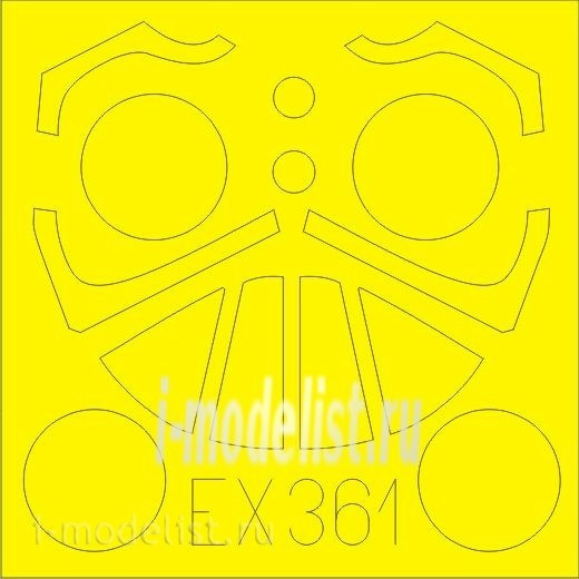 EX361 Edward 1/48 Mask for F4U-4