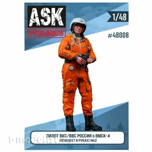 ASK48008 All Scale Kits (ASK) 1/48 Pilot of the Russian Air Force / VKS in the VMSK (tablet in hand) #2