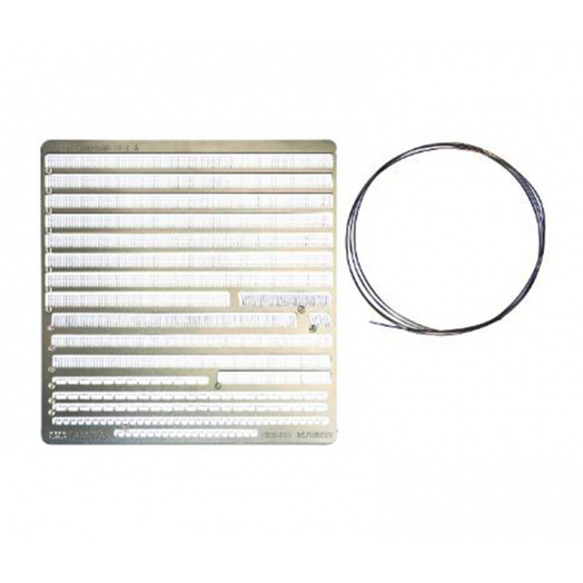 12642 Tamiya 1/350 photo-etched parts Kit - Assembly rail for Yamato, etc karaba.