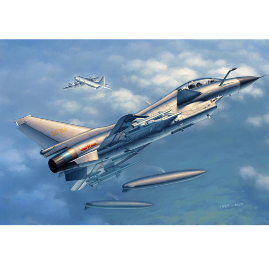 02842 Trumpeter 1/48 PLAAF J-10S Vigorous Dragon