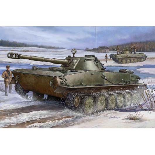 00380 Trumpeter 1/35 Light amphibious tank PT-76