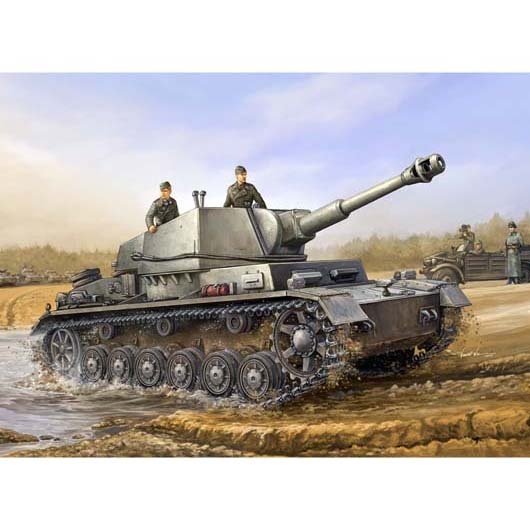 00374 Trumpeter 1/35 (Sd.Kfz.165/1)German Geschützwagen Iv b für 10.5 cm le F. H. 1