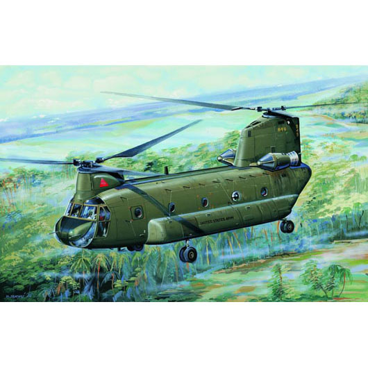 01621 Trumpeter 1/72 CH-47A Chinook medium-lift helicopter