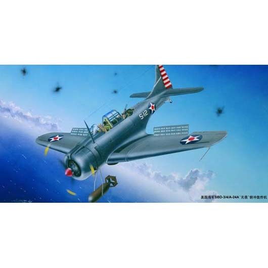 Trumpeter 02242 1/32 Aircraft SBD-3/4 - A-24A