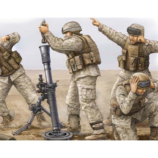 Trumpeter 1/35 00423 Modern U. S. Marine M252 Team