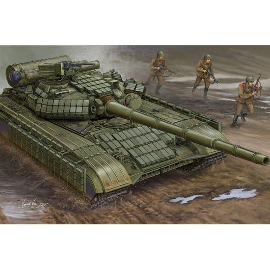 01580 Trumpeter 1/35 Soviet tank T-64 AV mod.One thousand nine hundred eighty four