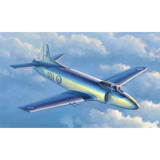 02866 Trumpeter 1/48 Supermarine Attacker F. 1 Fighter