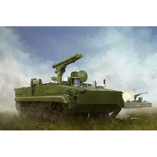 09551 Trumpeter 1/35 Russian 9P157-2 Khrizantema-S Anti-tank system