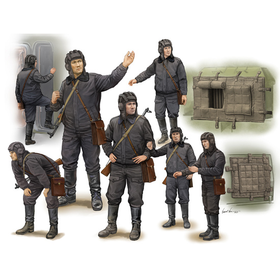 00434 Trumpeter 1/35 Soviet Soldier – Scud B Crew