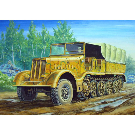07203 Trumpeter 1/72 FAMO Sd.Kfz.9/18ton Halftrack
