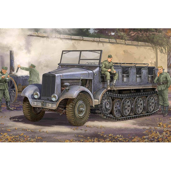 05530 Trumpeter 1/35 German Sd.Kfz.6 Halbkettenzugmaschine Pionierausfuhrung