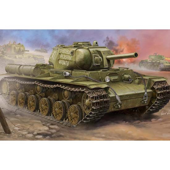 01572 Trumpeter 1/35 Soviet KV-8S Heavy Tank