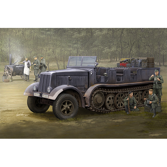 09538 Trumpeter 1/35 Sd.Kfz.8 (DB9)Half-Track Artillery Tractor