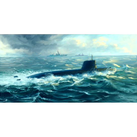05911 Trumpeter 1/144 Japanese submarine of Soryu class