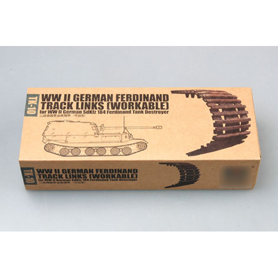 02040 Trumpeter 1/35 Tracks for Wwii German Ferdinand for Wwii German Sdkfz tank destroyer