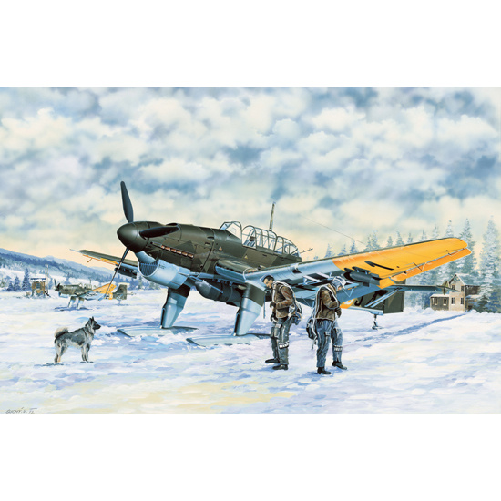 03215 Trumpeter 1/32 Luftwaffe Ju-87B2U4 Stuka