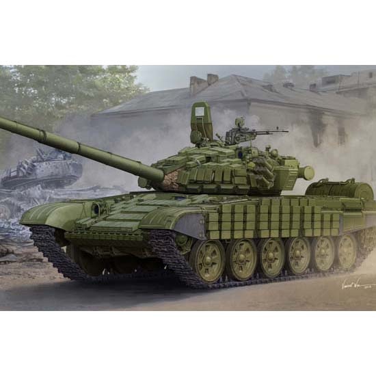 05599 Trumpeter 1/35 Russian T-72B/B 1 tank (with Kontakt-1 reactive armor) (under license from UVZ)