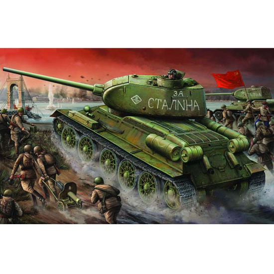 00904 Trumpeter 1/16 Tank 34/85 Model 1944 “Factory No.174” 