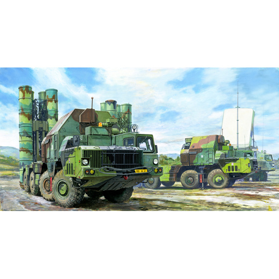 01038 Trumpeter 1/35 Rocket launcher PU 5P85S with missiles 48N6E SAM S-300 PMU 