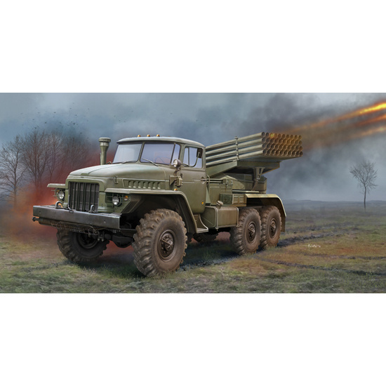 01028 Trumpeter 1/35 Launcher BM-21 Deg