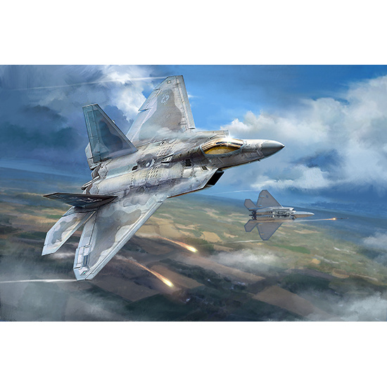 62801 I Love Kit 1/48 F-22A Raptor Fighter