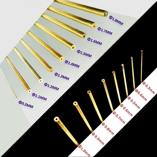 MW-3108 MANWAH Латунная т$а для изгfromовления моделей (внешний диаметр: 0,9 мм) 5 шт.