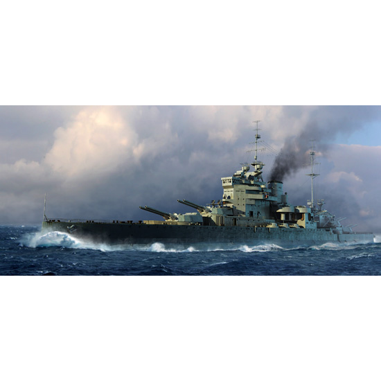 05796 Trumpeter 1/700 scale HMS Valiant in 1939