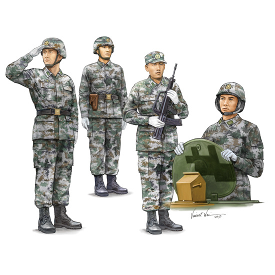 00431 Trumpeter 1/35 PLA Tank Crew
