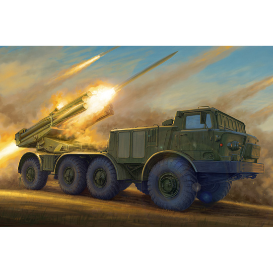 01026 Trumpeter 1/35 Russian jet system of volley Hurricane fire 9К57