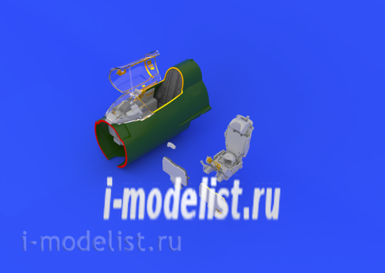 648129 the 1/48 Eduard Kit of MiG-21R interior
