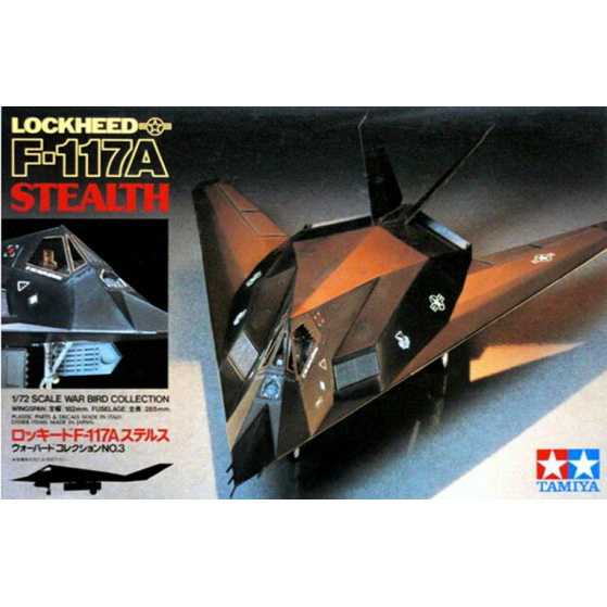 60703 Tamiya 1/72 f-117A Stealth Aircraft