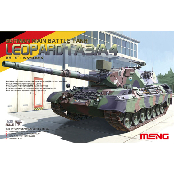 TS-007 MENG1/35 German leopard 1 A3/A4 tank