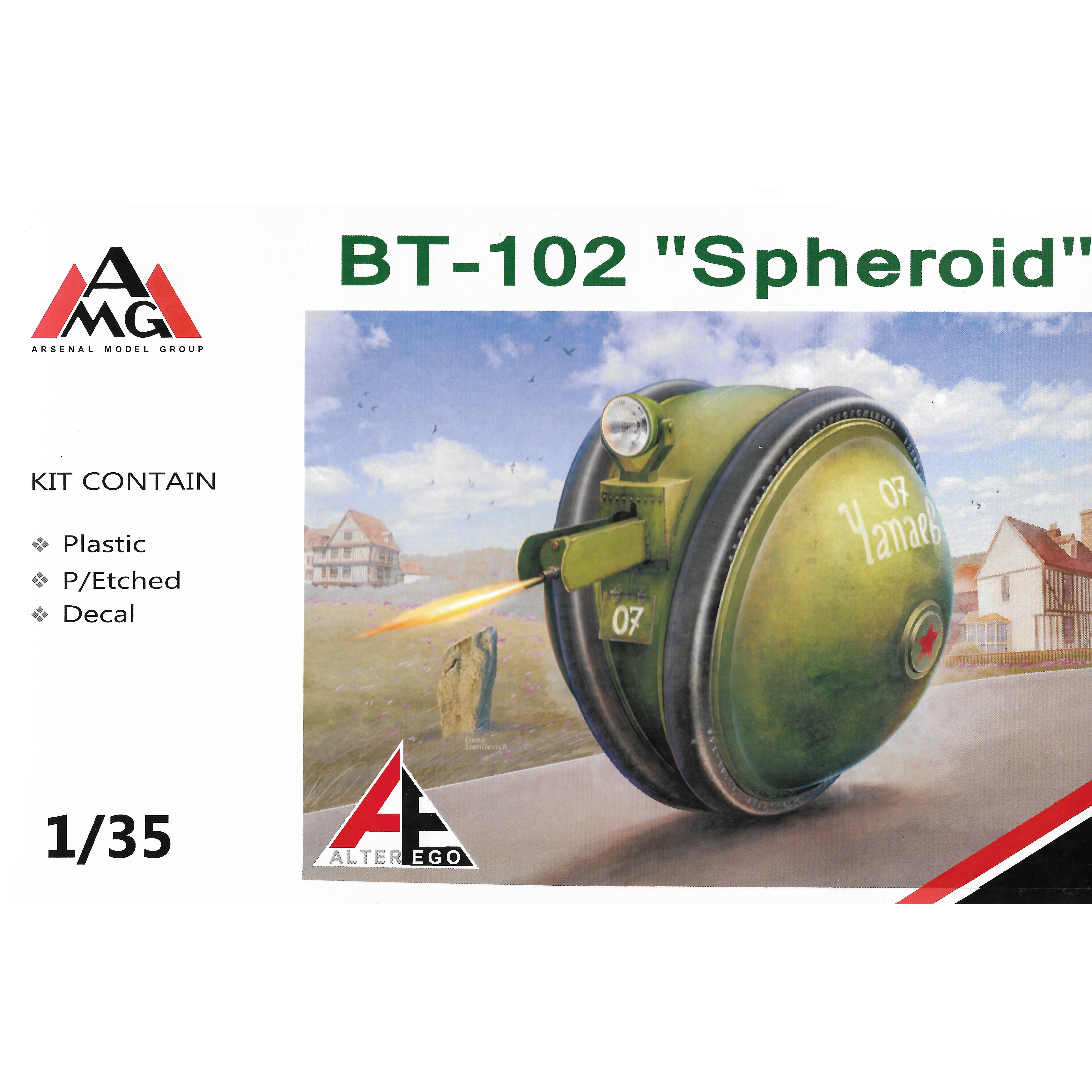 AE35203 AMG 1/35 Soviet tank (project) BT-102 Spheroid