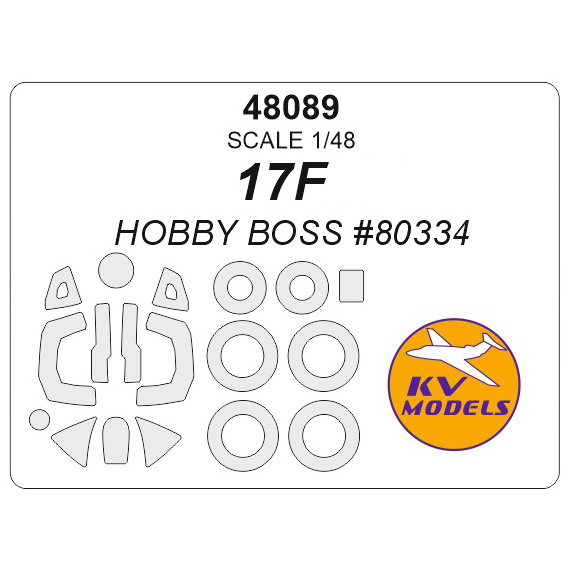 48089 KV Models 1/48 MiGG-17F (HOBBY BOSS #80334, #80336, #80337) + masks for wheels and wheels