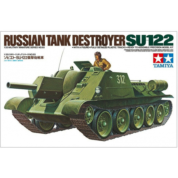 Tamiya 35093 1/35 Soviet self-propelled gun SU-122 1 figure