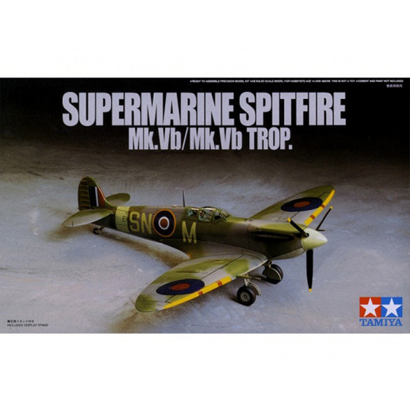 60756 Tamiya 1/72 Spitfire MK.Vb/Mk.Vb Trop.
