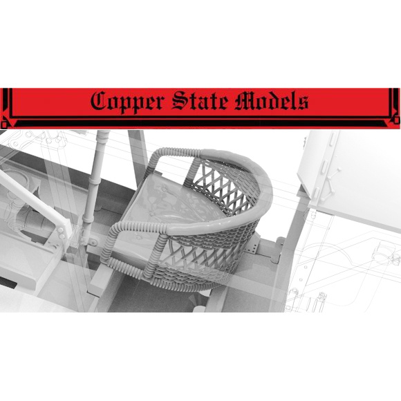 A32-008 Copper State Models 1/32 Плетеное сиденье Bristol Scout с подушкой