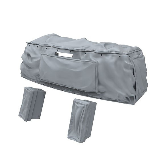 SPS-065 Meng 1/35 Israel Main Battle Tank Magach 6B GAL BATASH Fully Loaded Rear Basket & Closed Smoke Grenade Launches