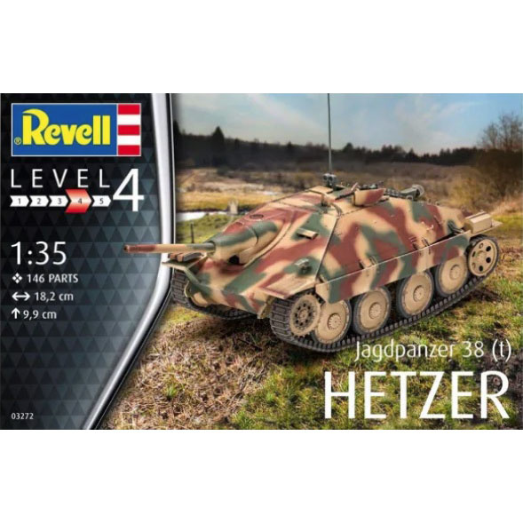 03272 Revell 1/35 German tank destroyer Jagdpanzer 38 T