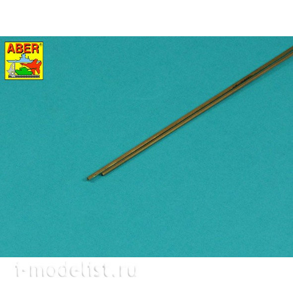 HR 15 Aber Brass hexagonal rods 1.5 mm length 245 mm x 2 pcs