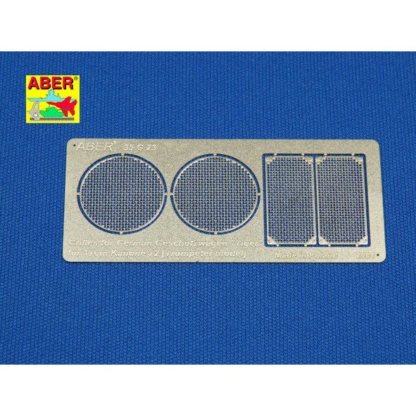 1/35 Aber 35 G23 grilles for german self proppeled gun Geschützwagen 