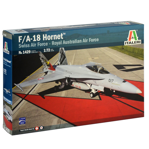 1429 Italeri 1/72 Aircraft F/A-18 HORNET Swiss Air Force 