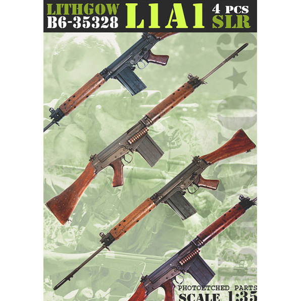 B6-35328 Bravo-6 1/35 Lithgow L1A1 SLR, 4 pcs.